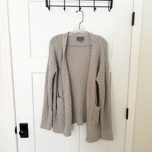 Hudson Gray popcorn gray cardigan size M/L